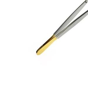 Pinces Potts Smith T C en acier inoxydable doré, instrument chirurgical manuel pour la manipulation précise des tissus, résistant aux hautes températures - Product Image 5