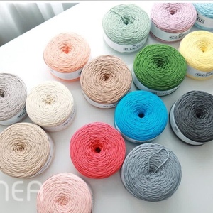 Fil à crocheter en coton peigné GRANDE, fil à tricoter à la main, pelote de 300g, crochet de hilo de camiseta 900 grammes - Product Image 4