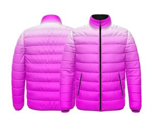 <b>Men</b> Hooded Quilted Bubble <b>Jacket</b> Waterproof 100% Polyester <b>Warm</b> Full Zip Lightweight Casual Winter Comfortable Regular Fit - Product Image 1