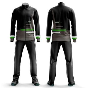 Conjunto Deportivo de Dos Piezas para Hombre, Diseño Delgado, Resistente al Viento, con Cierre y Estampado - Product Image 6