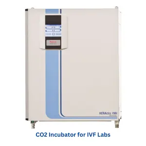 حاضنة Co2 من الفولاذ المقاوم للصدأ IVF Co2 حاضنة Co2 لتطبيق مختبر ivf