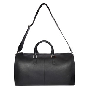 Bolsa de Viaje de Cuero Genuino para Hombre, Ecológica, de Lujo, Plegable, Resistente al Agua, Grande, para Fin de Semana, Gimnasio, Deportes, Estilo Vintage - Product Image 1