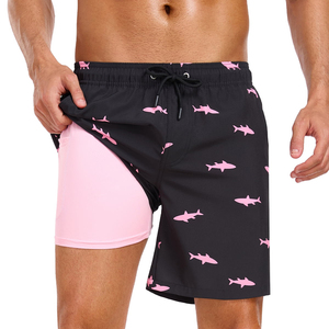 Shorts de sport pour hommes en polyester respirant à séchage rapide, personnalisables avec logo, imprimés par sublimation, haute qualité, avec poches, idéal pour l'été et l'entraînement en salle de sport. - Product Image 5