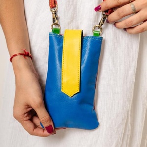 Luxury Cowhide Genuine Leather Women's <b>Small</b> Crossbody <b>Handbag</b> with Carved Mobile Phone Pocket Western Hair Hide Design - Product Image 1