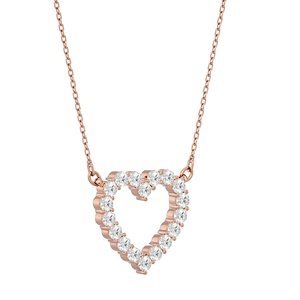 Pendentif élégant en or massif 14 carats avec diamant de laboratoire de forme ronde pour femme, certifié IGI, personnalisable OEM/ODM, idéal comme cadeau - Product Image 4