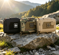 Sac médical tactique, trousse de premiers soins, pochette de survie d'urgence, sac d'organisation médical portable Molle pour la chasse, le véhicule, le camping