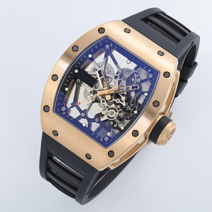 RM GS FC Factory Designer Stainless Steel Mechanical <b>Watch</b> Sapphire Crystal Automatic 44mm Men Sport <b>Rubber</b> Band Gift <b>Watch</b> - Product Image 2