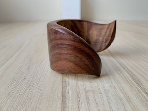 Luxury Handcraft Wooden <b>Bangle</b> <b>Bracelet</b> for Women Boho Vintage Daily Wear Party Festive Smooth Finished Fashion Jewelry Cuff - Product Image 5