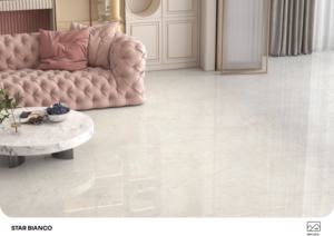Azulejos de porcelana de diseño de lujo con alto brillo, tamaño 600X1200, formato grande para uso interior residencial. - Product Image 6