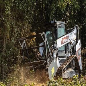 Premium Bobcatts T86 Compact Loader Forestry Mulcher With Powerful Hydraulics For Heavy <b>Brush</b> And <b>Vegetation</b> Clearing - Product Image 6