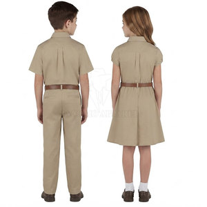 Collection de vêtements scolaires haut de gamme pour enfants : ensemble uniforme scolaire avec chemise, pantalon, jupe et pull en option pour l'école - Product Image 3