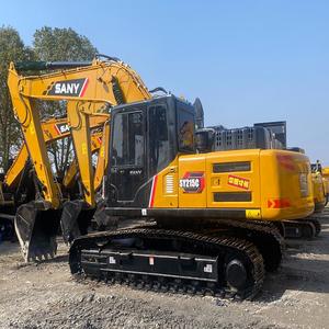Excavatrice d'occasion Sany SY215C de qualité supérieure, moteur 110 kW, état quasi neuf (90%), machine d'origine conçue pour la construction. - Product Image 1