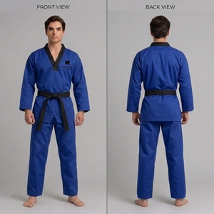 Uniforme de Taekwondo Personalizado de Poliéster/Nylon, Precio al por Mayor 2026, Elástico, para Boxeo y Artes Marciales, Duradero, Servicio OEM Directo de Fábrica - Product Image 2
