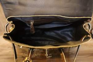 Sac à main en cuir de vachette fait main pour femme, double poignée, fourrure naturelle, style décontracté, idéal pour le shopping – Nouvelle collection très prisée - Product Image 6