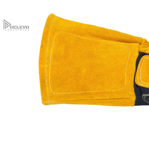 Guantes de Soldadura de Cuero Vacuno de Grado Industrial, Guantes Resistentes al Calor con Protección Fuerte y Anti-Cortes - Product Image 4