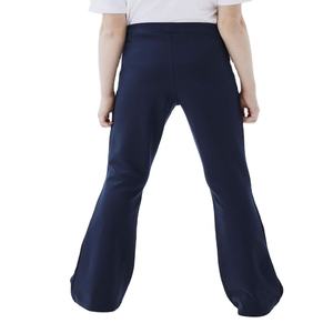 Pantalones Escolares de Corte Bootcut para Niñas, Cintura Elástica, Tejido Suave de Viscosa, Pantalones Casuales para Niños, Cómodos, Ecológicos, Transpirables, para Uso Diario - Product Image 6
