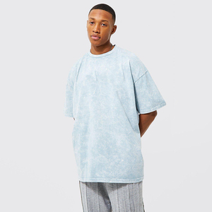 T-shirt Homme Vintage Hip Hop en Coton Lourd 280g, Personnalisé, Sérigraphié, Respirant, Style Oversize, Vente en Gros - Product Image 2