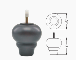 Strong Solid Wood Furniture <b>Legs</b> Heavy Duty Cabinet <b>Sofa</b> Table Support Modern Replacement <b>for</b> Living Room Bedroom - Product Image 3