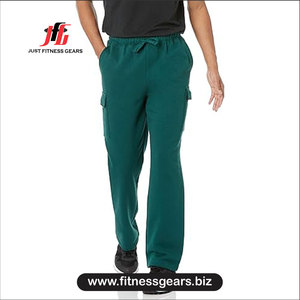 กางเกงวอร์มผู้ชาย JUST FITNESS GEARS ผ้าฝ้าย เอวยางยืด มีกระเป๋าหลายช่อง กางเกงจ็อกเกอร์ลำลอง ใส่ได้ในฤดูใบไม้ร่วง - Product Image 2