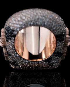 Custom Hip Hop 925 Sterling Silver VVS Moissanite Prong Setting Engagement Bling Iced <b>Initial</b> Letter Championship <b>Ring</b> Unisex - Product Image 6