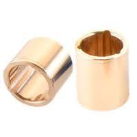 Douille en laiton à paroi mince sur mesure, avec rainure à huile, manchon en bronze autolubrifiant, palier métallique à bride pour la vente en gros - Product Image 2