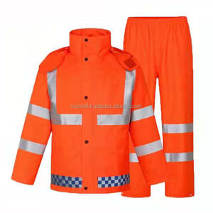 ชุดเสื้อกันฝนและกางเกงกันน้ำคุณภาพสูง พร้อมฮู้ด ดีไซน์สะท้อนแสง กันลม เหมาะสำหรับกิจกรรมกลางแจ้ง - Product Image 3