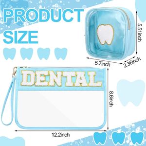 2 Bolsas de Aseo Portátiles para Higienistas Dentales, Regalos para Asistentes Dentales, Mujeres, Día de San Valentín, Diseñadas para Dentistas - Product Image 3