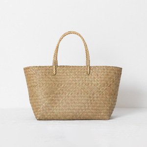 Sac shopping éco-responsable en matière naturelle, qualité supérieure, sacs à bandoulière en jonc de mer, offre exceptionnelle - Product Image 4