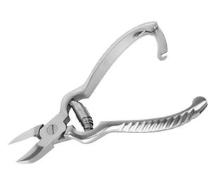 Coupe-ongles professionnel robuste pour ongles épais et atteints de mycose, argenté, pour manucure et pédicure - Product Image 2