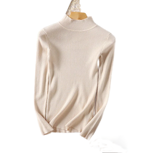 Camiseta térmica de cuello alto ajustada para mujer, ligera, para clima frío y uso diario. - Product Image 3