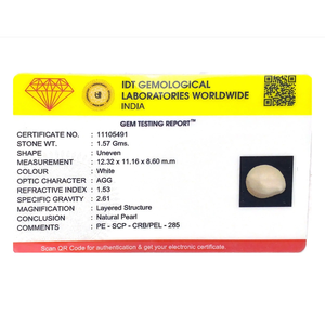Perla Keshi Suelta de 7.85 Quilates, 8-9mm, Grado AAAAA, Perla de Agua Dulce para Joyería Fina - Product Image 4