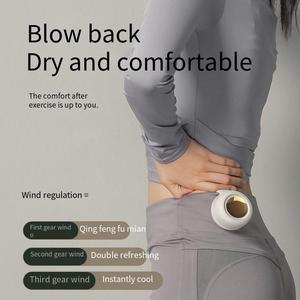 Portable Bladeless Clip <b>Fan</b> <b>USB</b> Rechargeable <b>Mini</b> Handheld Cooling <b>Fan</b> 360 Wind Direction for Outdoor Household Use - Product Image 3
