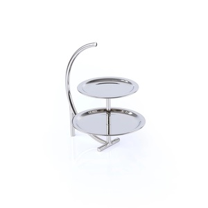 Support à gâteau en métal pour la maison et les boulangeries, offrant une structure robuste et une présentation attrayante des desserts - Product Image 1
