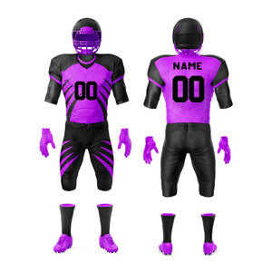 Uniforme de Fútbol Americano Personalizado - Diseño Impreso 100% Poliéster, Colores y Logotipo Personalizables, Precio Económico - Product Image 1