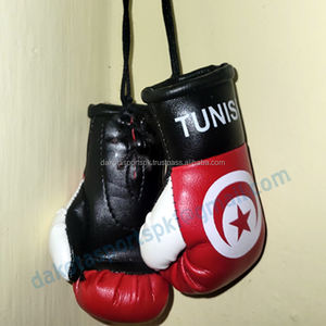 Porte-clés Mini Gants de Boxe Personnalisés Tunisie en Cuir PU avec Fermeture Auto-agrippante, Cadeau Sportif et Athlétique Portable - Product Image 4