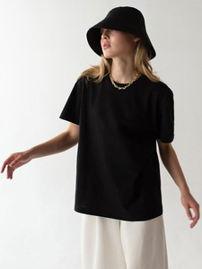 Camiseta Oversize Casual de Moda 2026 para Mujer, Ropa con Logotipo Personalizado, Mangas Cortas, Camiseta Holgada de Verano para Mujer - Product Image 6