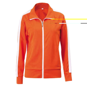 Ensemble de survêtement en polaire 2 pièces pour femmes, taille plus, en polyester, avec sweat à capuche zippé et pantalon de jogging, vêtements de sport pour la remise en forme, ensemble de sport OEM - Product Image 2