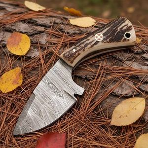 Couteau de chasse/découpe de viande/de camping haut de gamme en acier Damas fait main avec service OEM pour les marchés américain et européen - Product Image 1