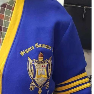 Sigma Gamma Rho <b>Cardigan</b> Sweater Custom Greek Letter Knitwear Button Front Long Sleeve Casual Fashion <b>Cardigan</b> Womens Streetwear - Product Image 4