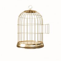 Cage à oiseaux en métal avec portes d'alimentation, perchoirs et roulettes pour un déplacement facile, utilisation en volière intérieure