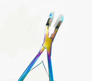 Tape in Hair Extension Plier Wholesale Stainless Steel with <b>Silicon</b> Points Multi Color Hair Extension <b>Tools</b> Private Label - Product Image 4
