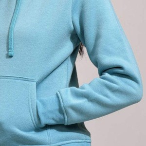 Sweat-shirts d'hiver surdimensionnés pour femmes, personnalisables, vente en gros, avec poches et cordon de serrage, qualité supérieure, 100% coton - Product Image 5