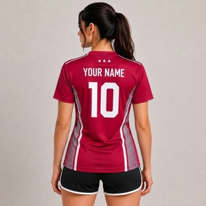 Women's Football Jersey National Team Style Custom Soccer Uniform High Quality Vintage Design for Female <b>Players</b> - Product Image 2