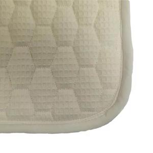 Tapis de selle en cuir équestre avec doublure en tissu, logo personnalisé, équipement d'équitation de haute qualité, respirant et à séchage rapide - Product Image 5