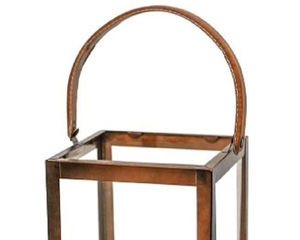 Farol Decorativo de Metal de Acero de Lujo con Acabado Bronce, Diseño Elegante, Hecho a Mano y Personalizado para Decoración del Hogar - Product Image 2