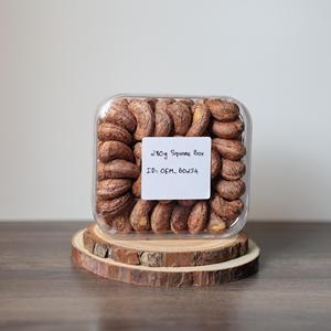 เม็ดมะม่วงหิมพานต์ออร์แกนิกอบกรอบ รสเค็มเนย บรรจุกล่องสี่เหลี่ยม 280 กรัม ได้รับการรับรองมาตรฐาน ISO ปรับแต่งได้ มีตัวอย่างฟรี ข้อเสนอพิเศษ ขายส่ง - Product Image 5