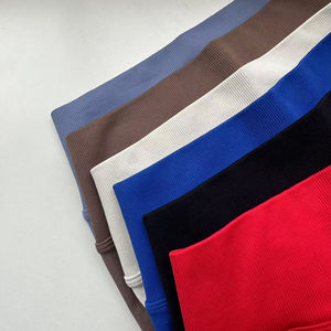 Leggings à dos en V - Vêtements de sport unis avec design sans couture, logos personnalisés pour la remise en forme féminine - Product Image 5