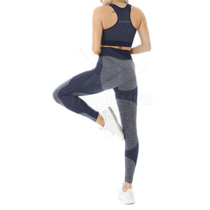 Ensemble de yoga pour femmes, 2 pièces, couleur personnalisée, respirant, écologique, léger, nouveau style, prix raisonnable, best-seller - Product Image 4