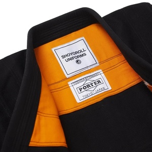 สำหรับการสั่งซื้อแบบแบทช์ # ชุดยิวยิตสู 123 SYR X Porter (สีดำ) ผ้าคอตตอนเพิร์ลวีฟ 450GSM ระบายอากาศได้ดี แห้งเร็ว ขายดี พร้อมกระเป๋า - Product Image 5