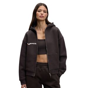 <b>Women's</b> Casual <b>Zip</b> <b>Up</b> Hoodie Relaxed Fit Long Sleeve Hooded Sweatshirt Soft Comfortable Streetwear <b>Top</b> for Daily Wear - Product Image 1